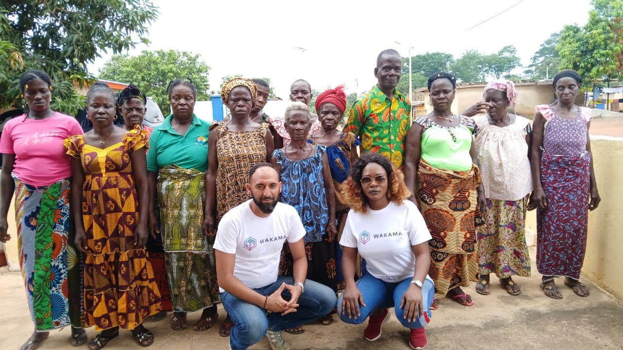 Session terrain Wakama avec producteurs agricoles